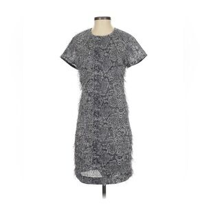 Banana Republic Black and Gray Mini Dress